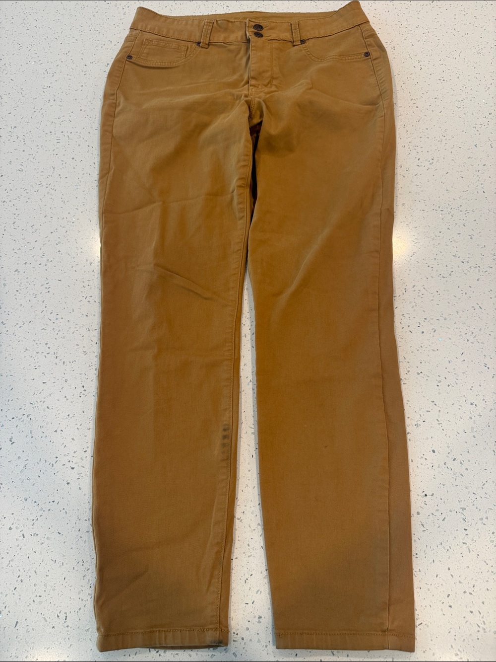 Maurice’s burnt orange high-rise skinny jeans